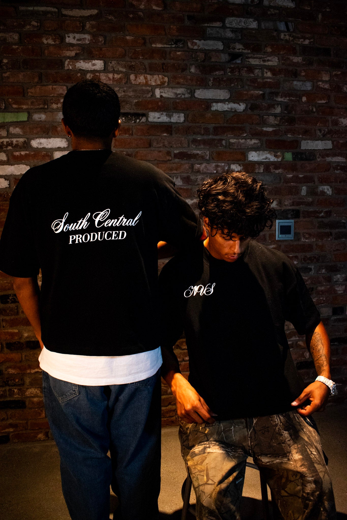 South Central Produced- Onyx black tee