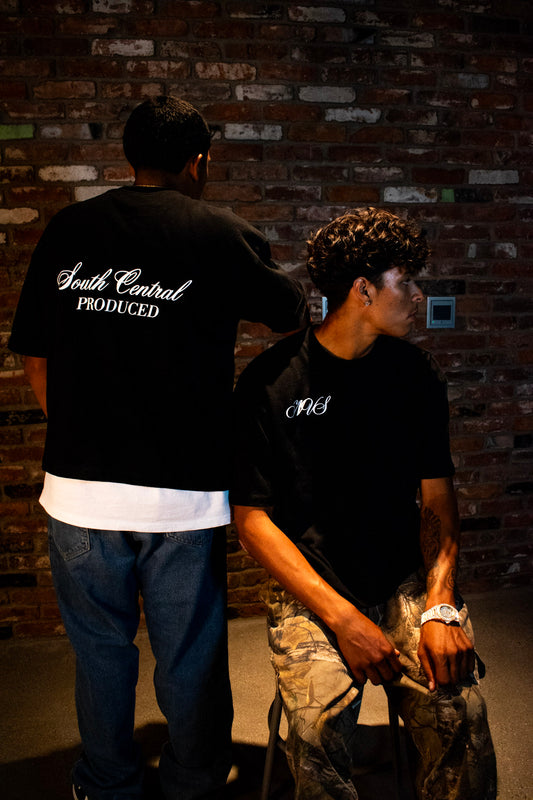 South Central Produced- Onyx black tee